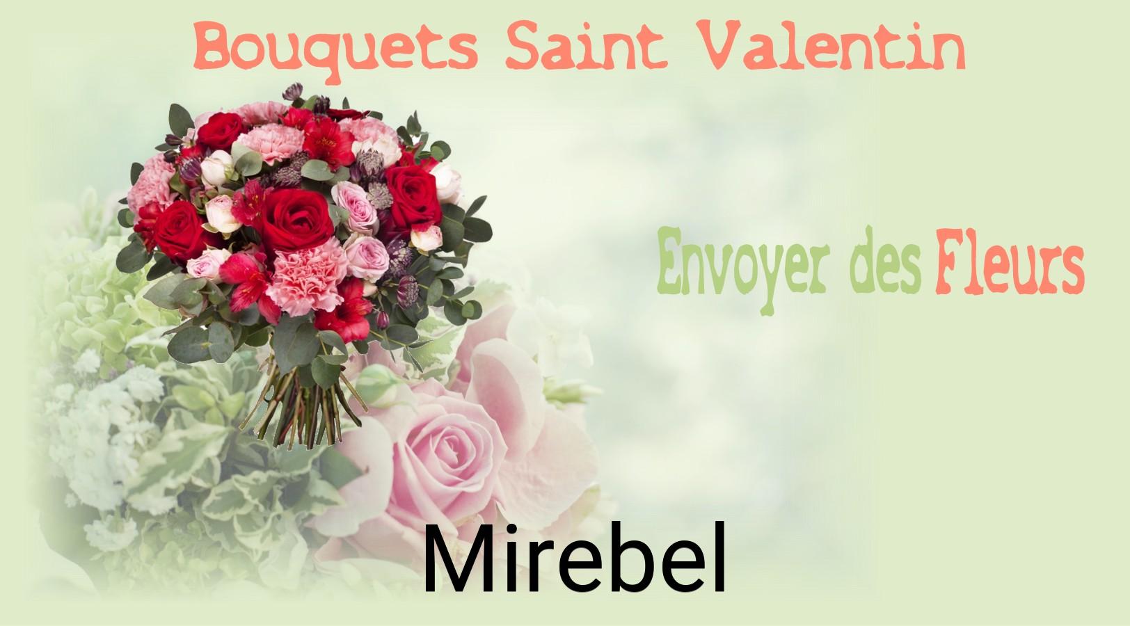 Roses de Saint-Valentin livrées à Mirebel